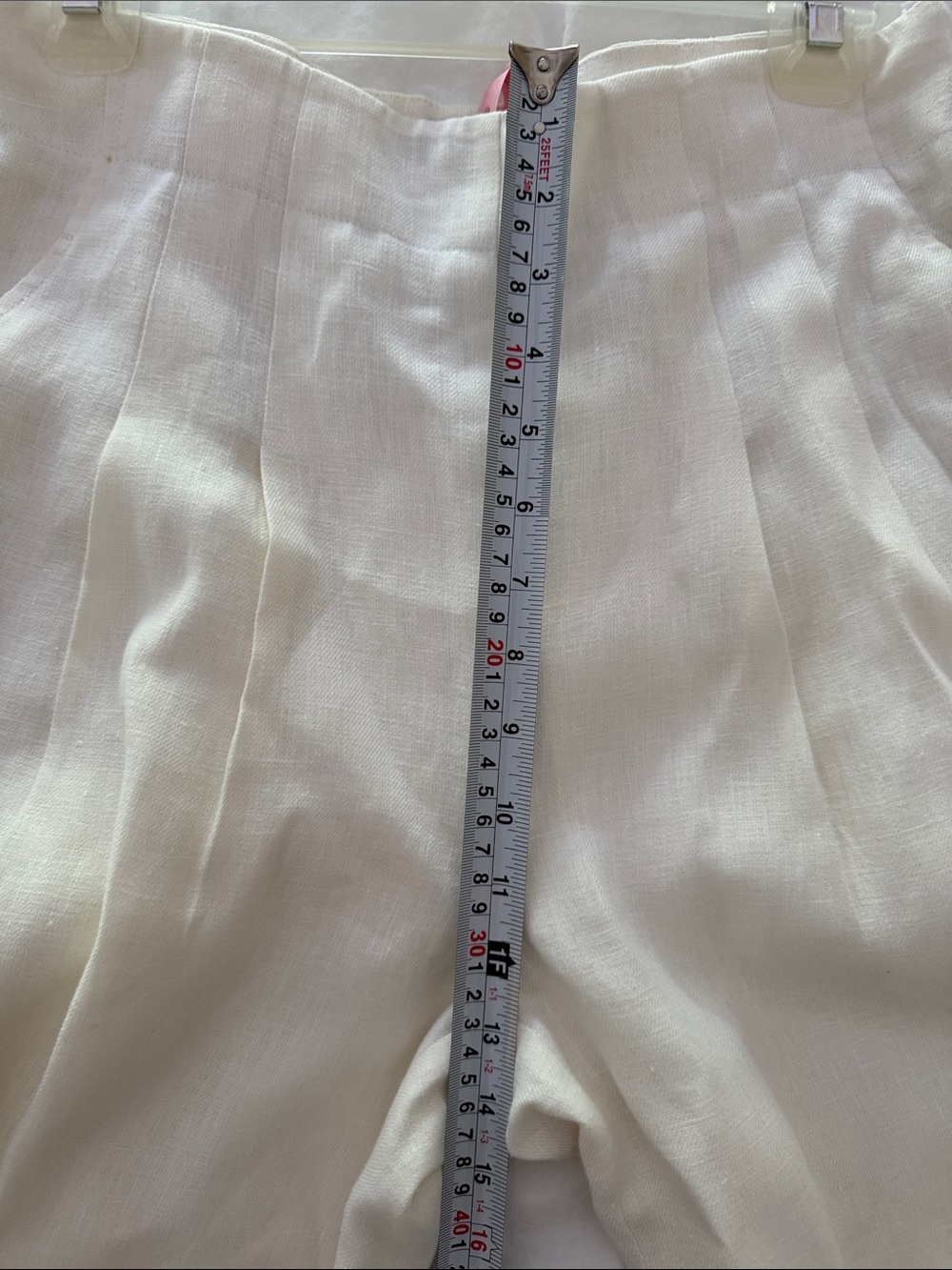 Women's White Linen Wide-Leg Pants size 4 excellent condition. - Picture 9 of 9